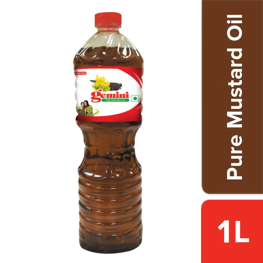 Gemini Mustard Oil 1 Litre – Pack of 12